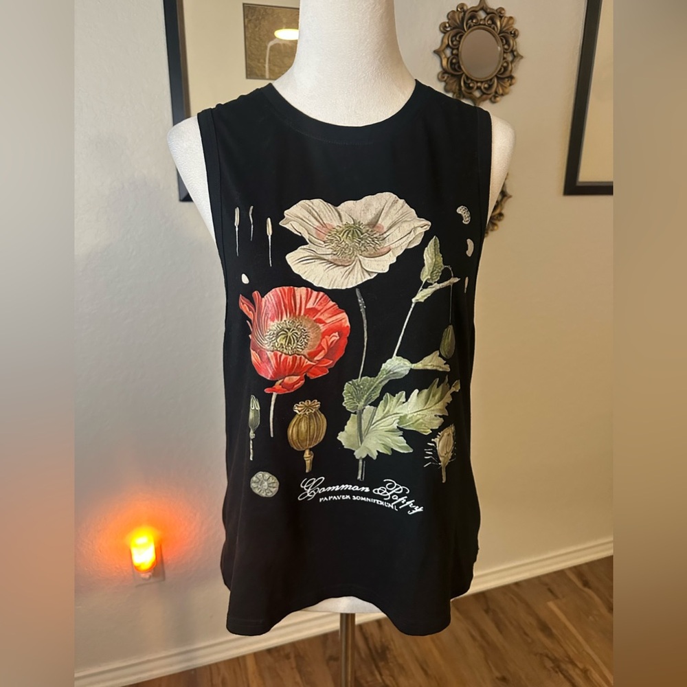 Chicyea Botanical Tank Top 🌺✨🖤✨🌺